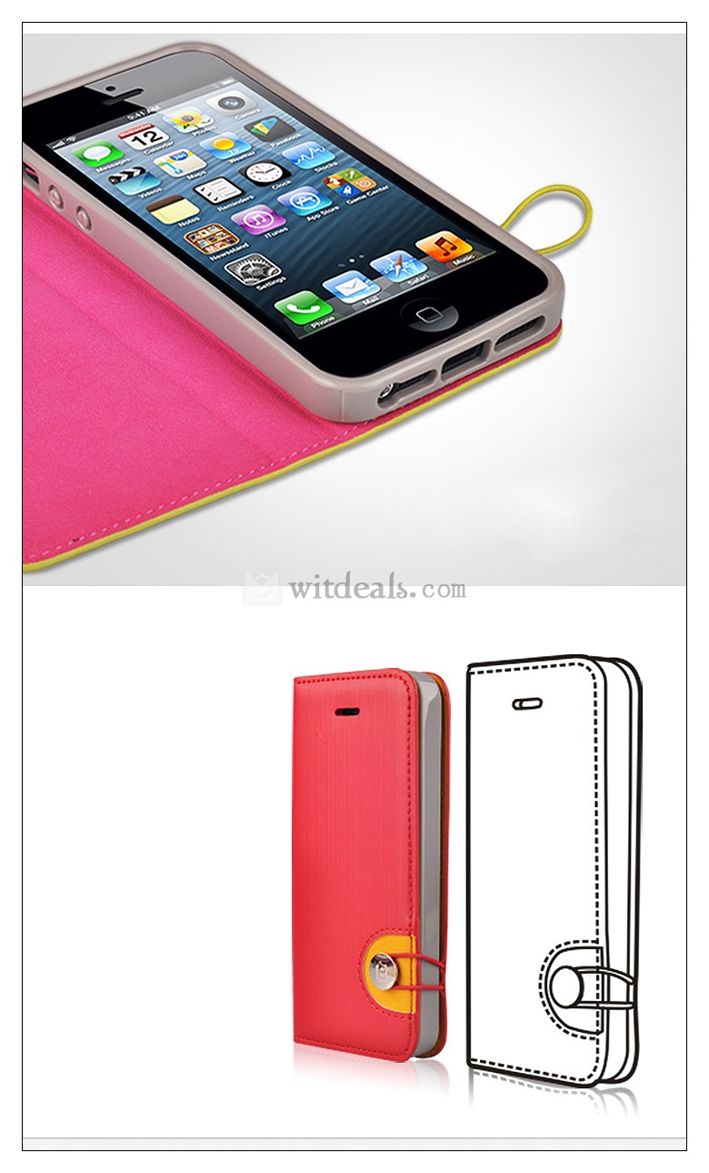 iPhone5Cケース・カバー 革 アイフォン5C保護ケース 皮 iPhone 5 Cレザーケース 横開き