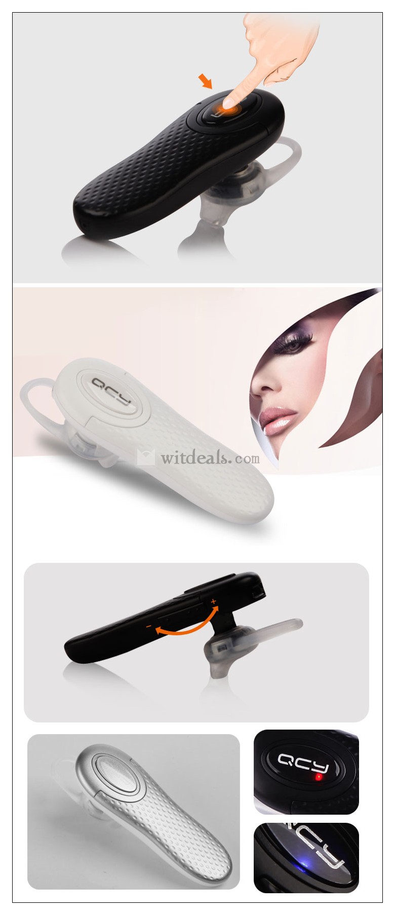 汎用ヘッドフォン ヘッドセット ブルートゥース イヤホン Bluetoothヘッドセット イヤホン iphone5S / iphone5C/サムソン/ソニーなど対応可