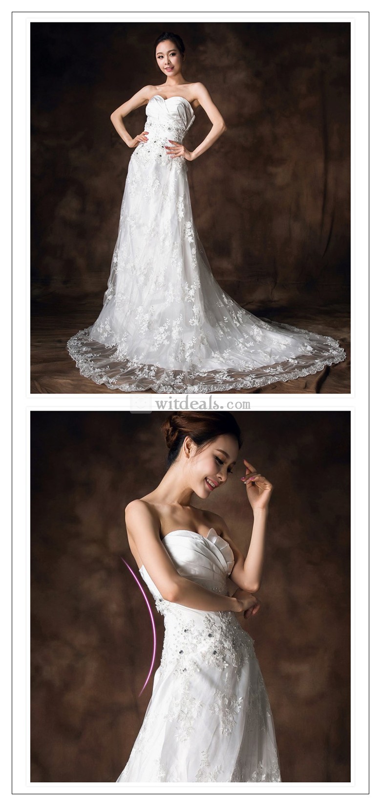 結婚式 ドレス 姫様ドレス ウェディングドレス 二次会 刺繍 ドレス 白 ビーズ エンパイアライン 真っ白 ミドルウェスト