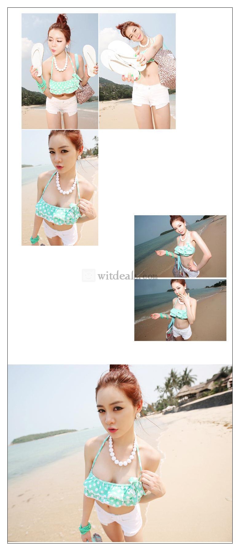 水玉ワイヤービキニ 水着 三角ビキニ ビキニパンツ ビキニパンツ レディース 着やせ ワンピ 可愛い水着