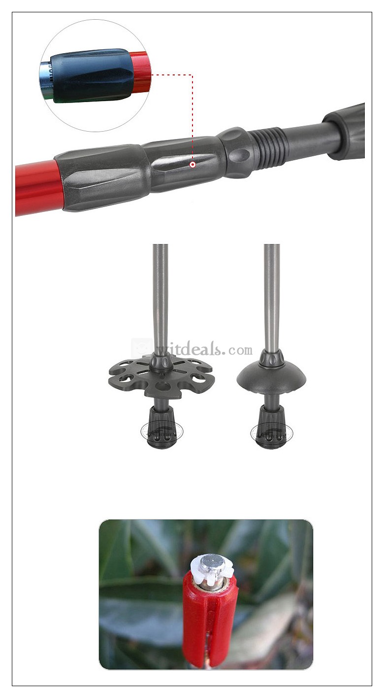 3段式I型トレッキング ステッキ ポール 登山杖ポール ステッキ ハイキング トレッキング 登山 山登り