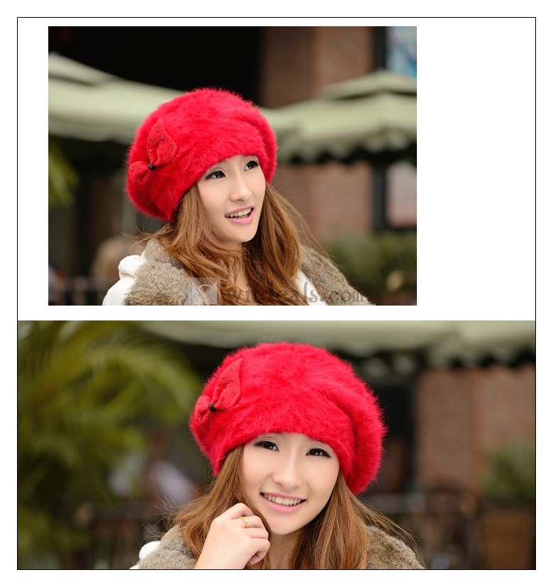 ベレー帽子 キャップ ニット帽子 