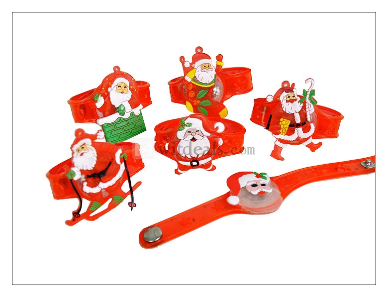 ブレスレット 飾り物 誕生日 プレゼント クリスマス サンタ キラキラ 装飾品 サンタコスチューム 5個セット