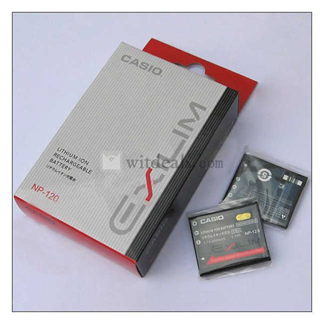 CASIO NP-120純正バッテリー CASIO NP-120純正バッテリー