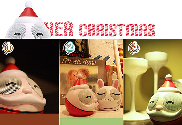 ミニスピーカー サンタクロース PCスピーカー 