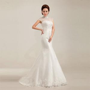 ウェディングドレス 韓国風ドレス 花嫁ドレス ロングドレス