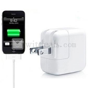 USBポート　折り畳み　iPhone USB充電器／チャージャ／充電アダプター　