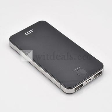3000mAh USBポート iPhone4外観 iPad/iPhone モバイルバッテリー