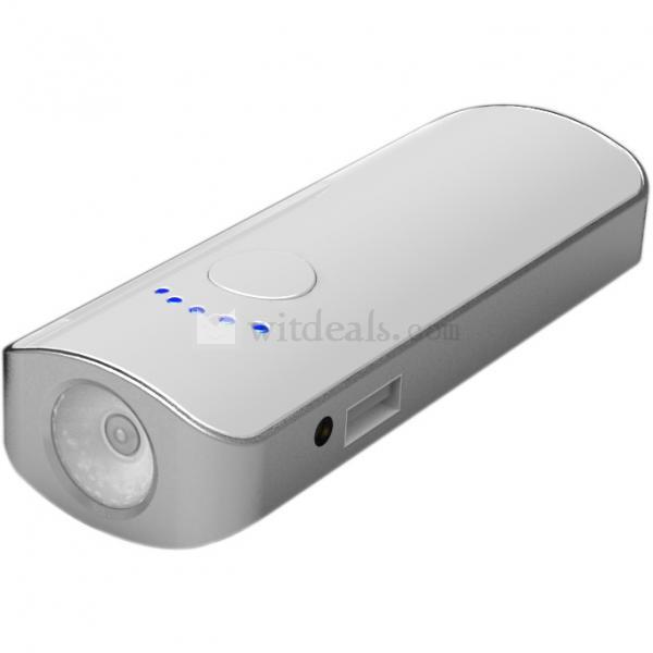 多種ポート付き 4000-4800mAh iPad2／3|iPhone4／4S／3G／3GS モバイルバッテリー ホワイト