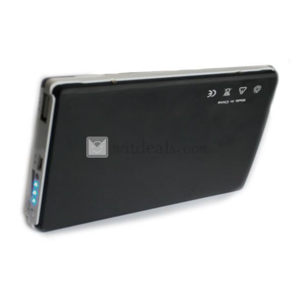 10000mAh　USBポート付き　緊急マルチチャージャー／万能充電器　ブラック