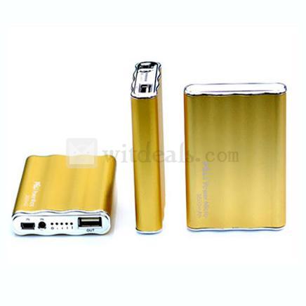 7200mAh　通用タイプモバイルバッテリー　イエロー