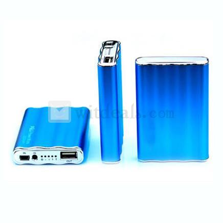 3600mAh【送料無料】 通用タイプモバイルバッテリー　ブルー