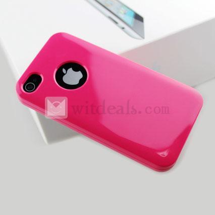 iPhone 4／4S保護ケース/カバー【送料無料】 TPU 　レッド