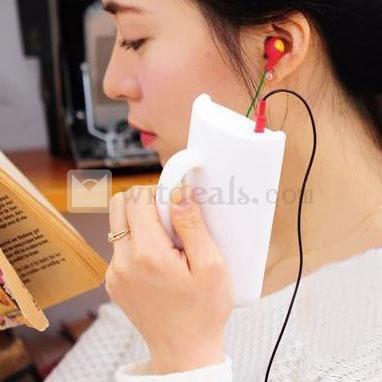 MUG CASEiPhone 4／4S保護ケース/カバー 【送料無料】 シリカゲル シリコンケース/カバー ホワイト