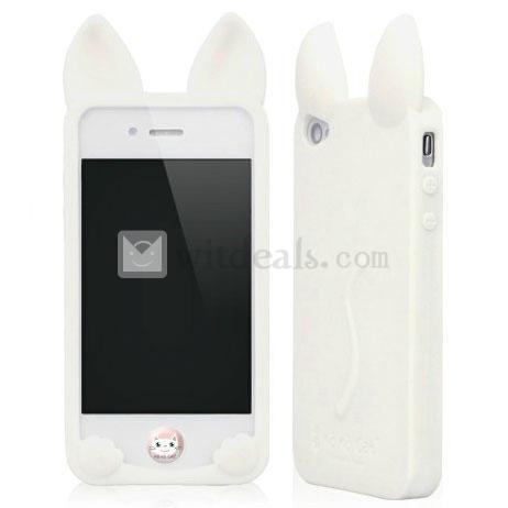 koko猫iPhone 4／4S保護ケース/カバー　ホワイト