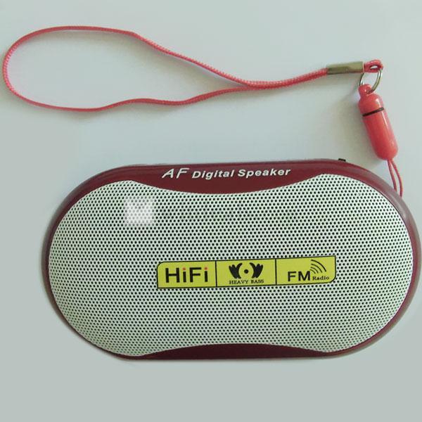 携帯型Bluetoothポータブルスピーカー レッド