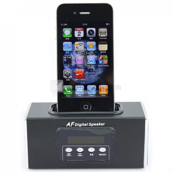 ステレオミニiPodスピーカー純正　黒