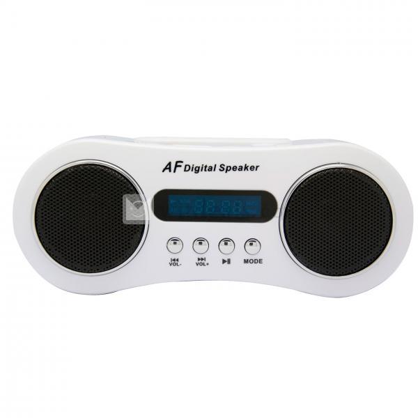 ミニスピーカー iPodスピーカー、iPhoneスピーカー　白色