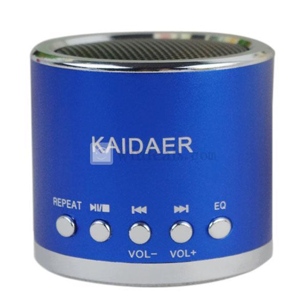 ポータブル Bluetoothスピーカー ワイヤレス ディープブルー