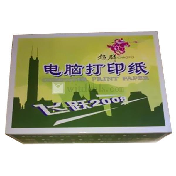 ノーカーボンカラーコンピューターミシンプリンター用紙　