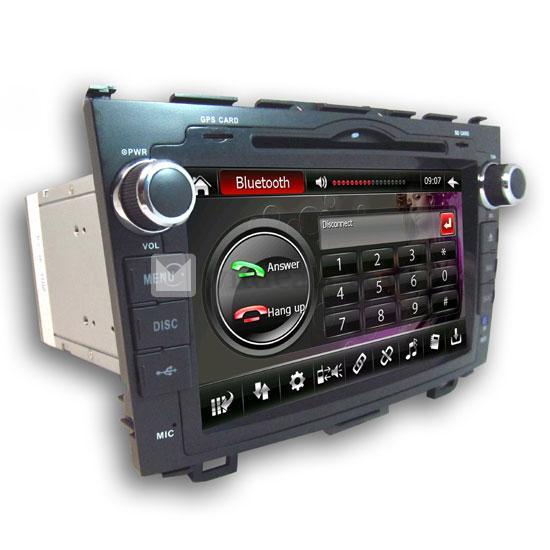 8インチ チホンダCRV専用車載DVDプレーヤーHDタッチスクリーンGPS iPod RDS TV Bluetooth