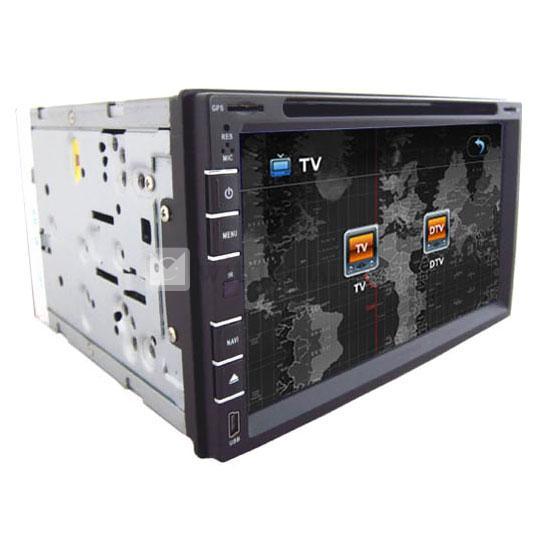 6.95インチ汎用 2DIN車載DVDプレーヤーTFTタッチスクリーン GPS iPod RDS TV Bluetooth