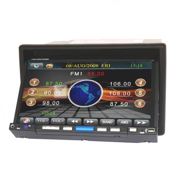 汎用TFTタッチスクリーン2DIN自動車DVDプレーヤー6.2インチ GPS iPod RDS TV Bluetooth