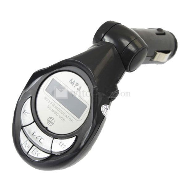 カーMP3プレーヤーFMトランスミッターUSB/SD/MMCスロット