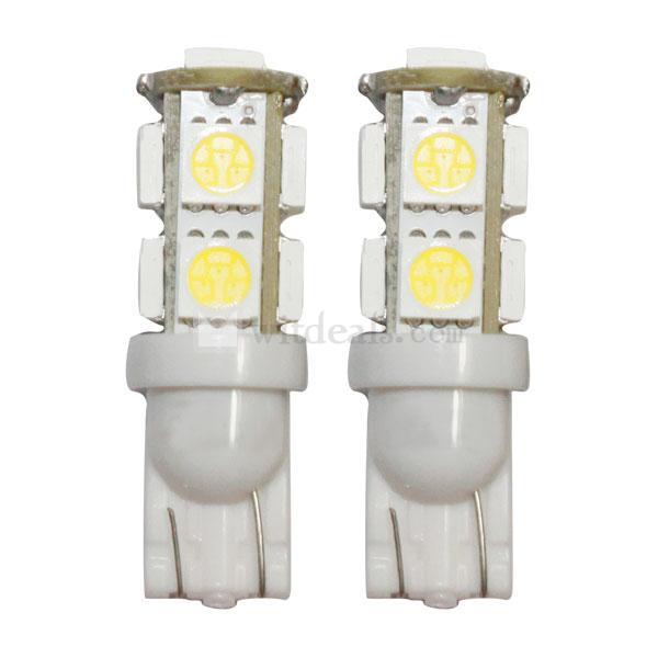 ハイクオリティ　T10 SMD5050 LEDバルブライトDC12V　9LED