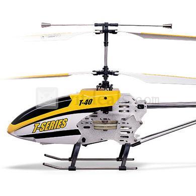 MJX T40C 3ch RCヘリコプター 空撮 ラジコンヘリカメラ付き 2.4GHz　MJX T-SERIESジャイロ搭載　イエロー　