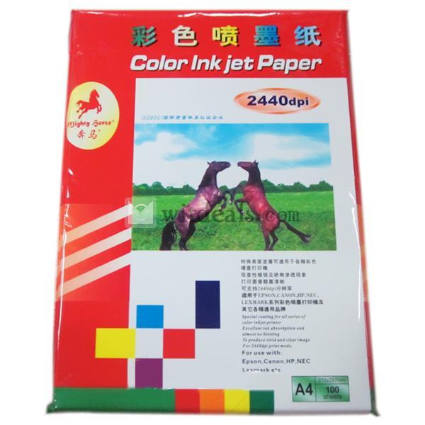 高光沢のカラーインクジェットプリンタ用紙　(A4サイズ)