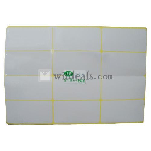 インクジェット・レーザー兼用ラベルプリンター用紙（34X67mm）