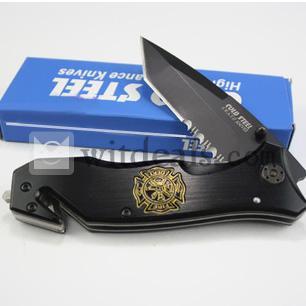 大型アーミーフォールディングナイフ・刃　折りたたみ