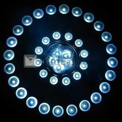 高輝度LED キャンプ用ライト・照明/テント用ライト・照明/照明ライト　銀色