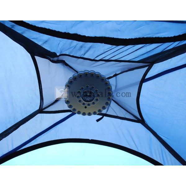 高輝度LED キャンプ用ライト・照明/テント用ライト・照明/照明ライト　銀色