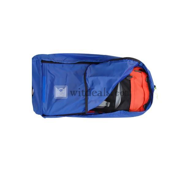 バックカバー　　レインバッグカバー 登山用品 ブルー