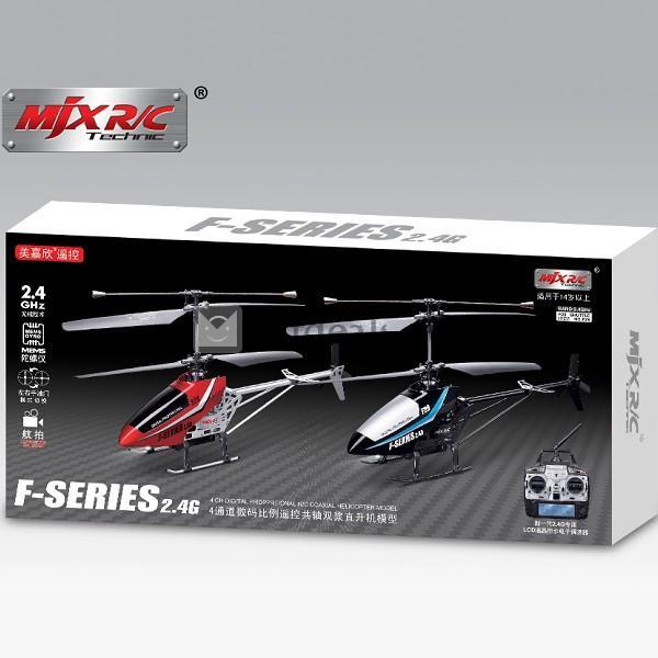 mjx F29 カメラ搭載可能4ch RCヘリコプター ラジコンヘリ LEDライト付き 2.4GHZ スカイマスター　レッド