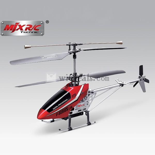mjx F29 カメラ搭載可能4ch RCヘリコプター ラジコンヘリ LEDライト付き 2.4GHZ スカイマスター　レッド