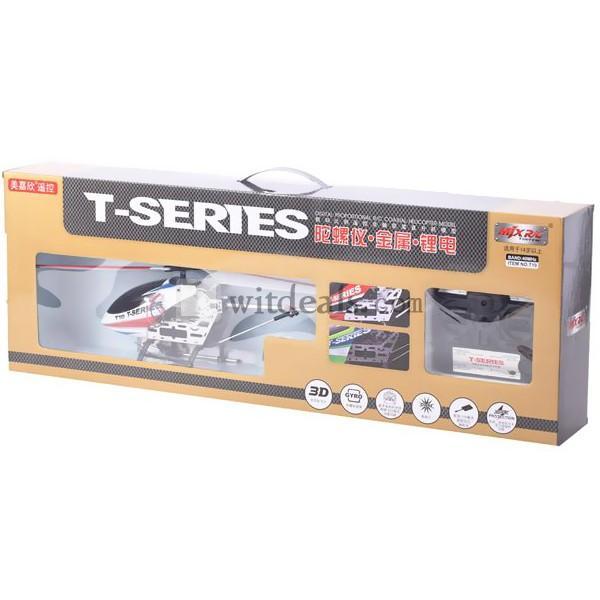 3chジャイロ付ラジコンヘリ RC ヘリコプター LEDﾗｲﾄ付き 白い