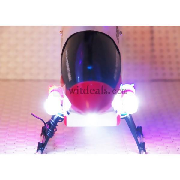 ジャイロ搭載 室内外3ch ラジコンヘリコプター rcコプター LEDライト付き