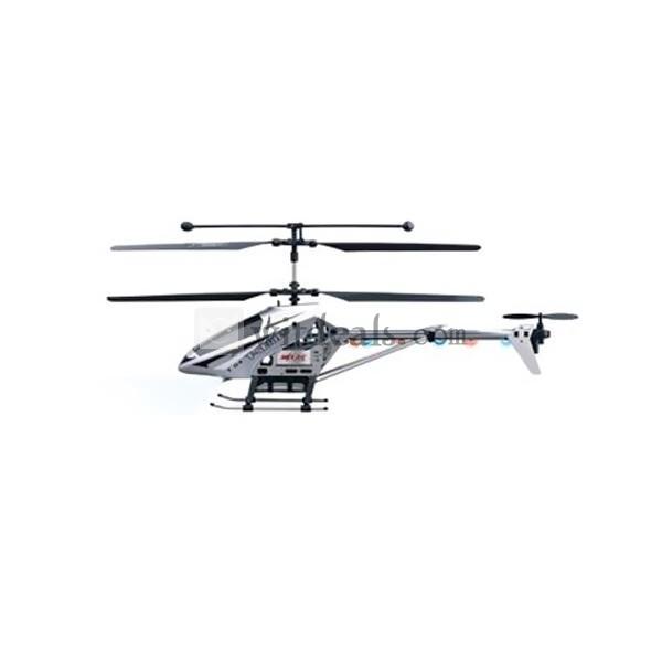 27MHz 超小型 室内外3.5ch rcヘリコプター LEDライト付き シルバー