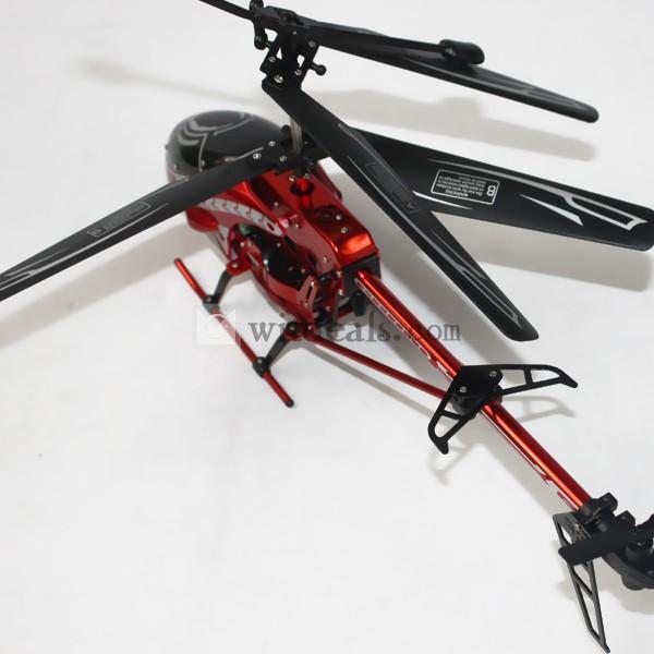 人気 3ch RCヘリ　RCヘリコプター ジャイロスコープ内蔵　ライト付き メタリックレッド