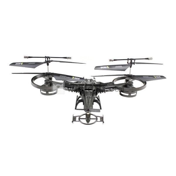 2.4Gワイヤレス　4ch 超ミニRCヘリコプター　コントロールヘリコプター ダクグレー