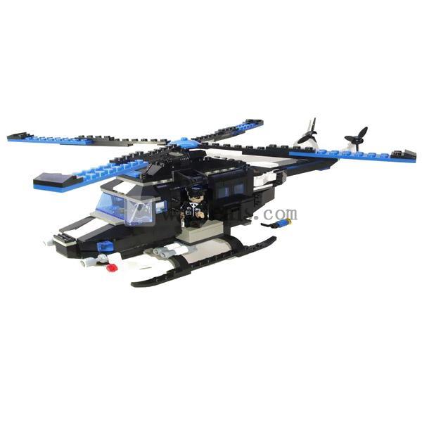 ヘリコプター　積み木 積木 知育玩具　300ピース