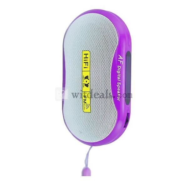 iPod・携帯プレーヤー用ポータブルスピーカー 紫