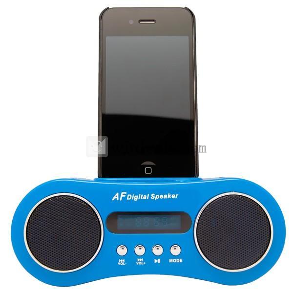 無線スピーカーiPod/iPhoneスピーカー　ライトブルー