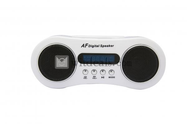 ミニスピーカー iPodスピーカー、iPhoneスピーカー　白色