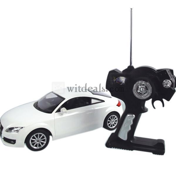 1/14アウディリモコン AUDI TT 電動RCカー 1:14　ラジコンカー　子供RCカー　誕生日、クリスマス プレゼント ホワイト