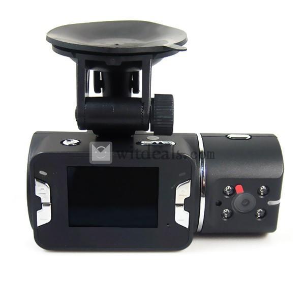 HD デュアルレンズCAM自動車ビデオレコーダーDVR暗視2インチ