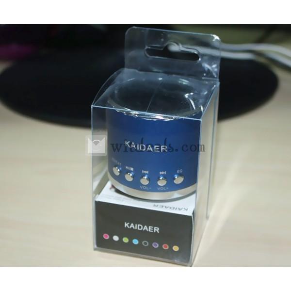 ポータブル Bluetoothスピーカー ワイヤレス ディープブルー